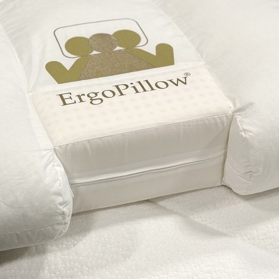 Foto: Sleepy ergo pillow ergonomisch hoofdkussen voor rug zijslaper ligcomfort extra firm 50 65 