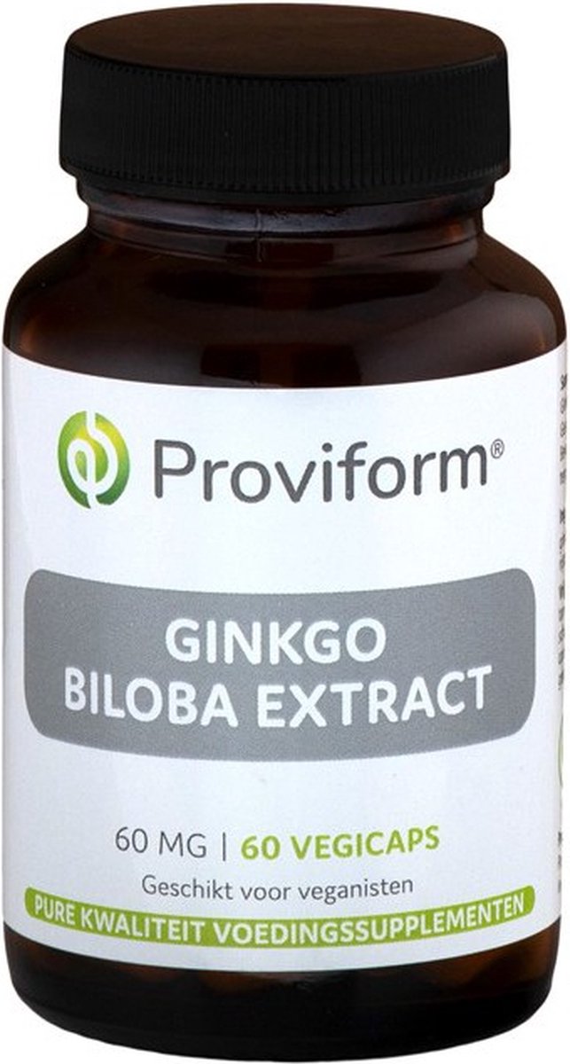 Proviform Ginkgo biloba 60mg - 60 capsules - Voedingssupplement - biotica supplementen