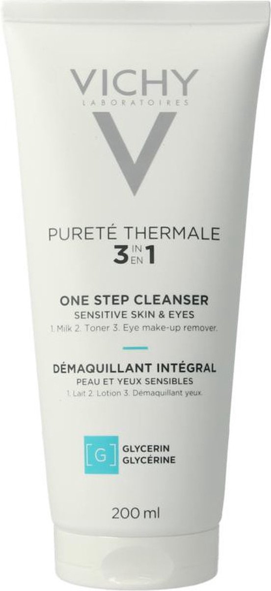Vichy Pureté Thermale Reinigingslotion 3-in-1 - voor elk huidtype waaronder een gevoelige huid - 200 ml