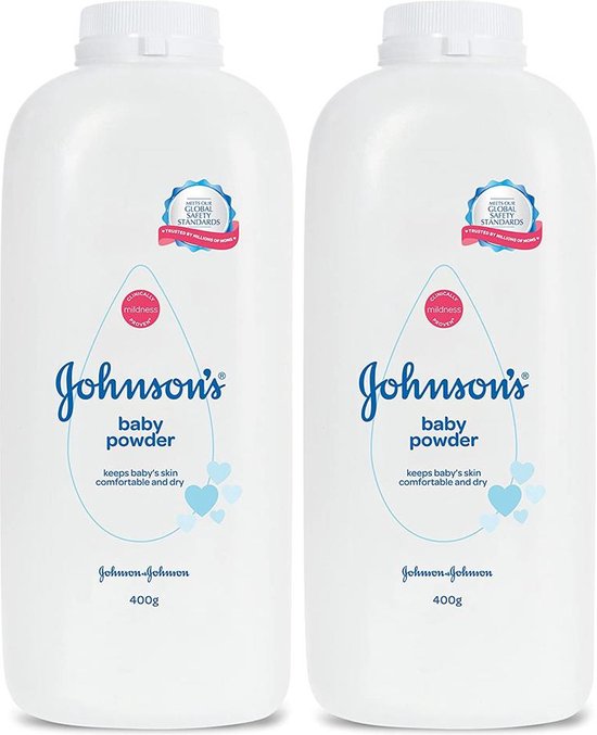 Johnson's Baby Talc en poudre - 2 x 500 ml