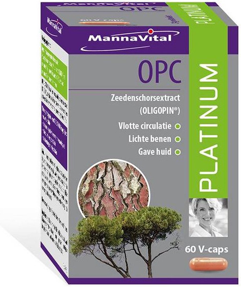 Goedkoopste Mannavital OPC Platinum 60 Capsules