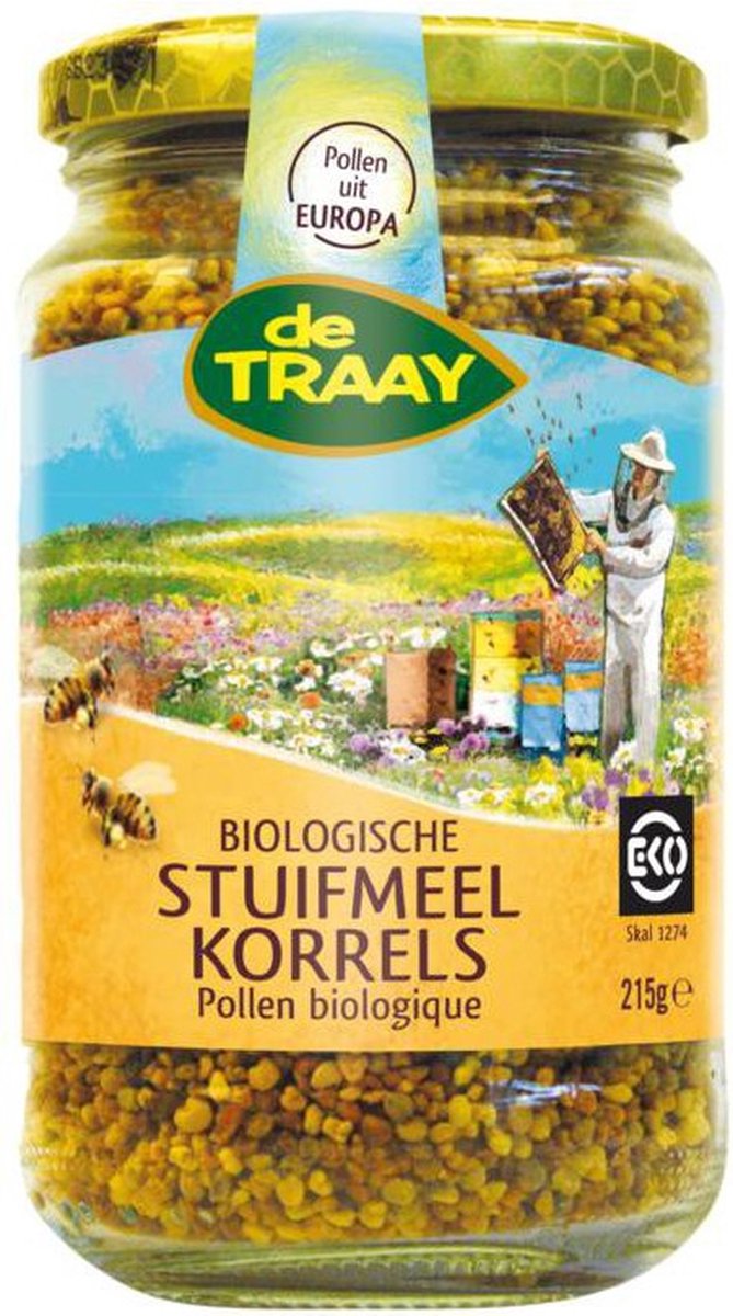 Goedkoopste Traay Stuifmeelkorrels bio 215 Gram