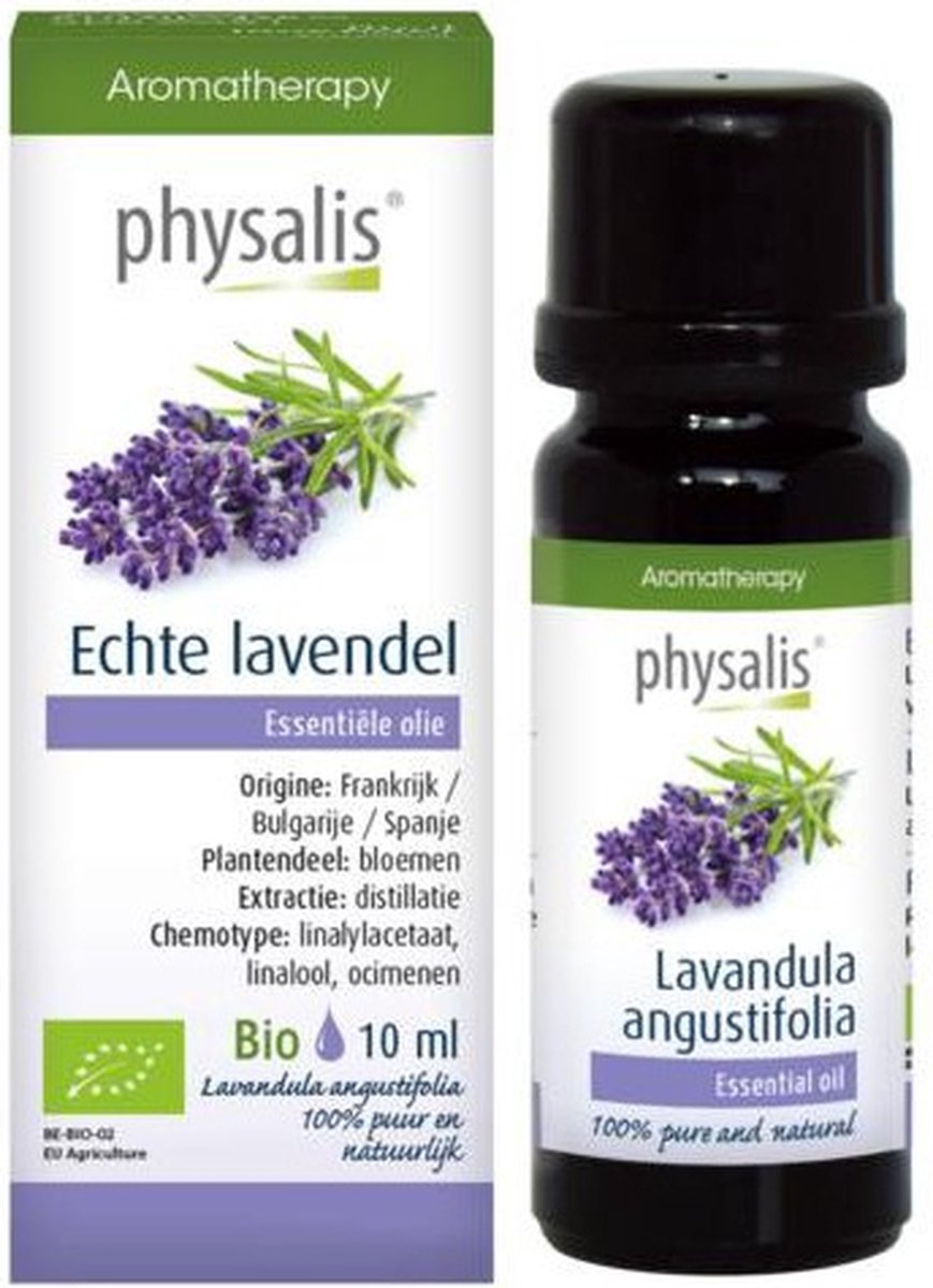 Goedkoopste Lavendel Physalis Etherische OlieBio Etherische Olie 30ml - Diffuser, huid en inwendig