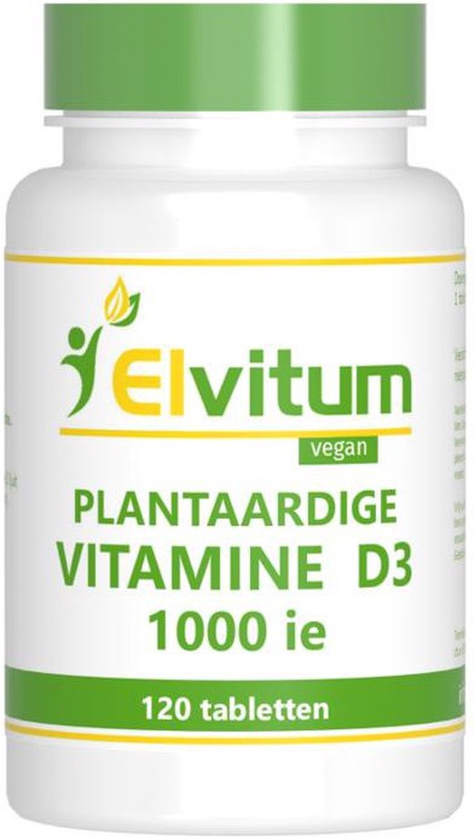 Elvitum Vitamine D3 1000IE vegan 120 Tabletten