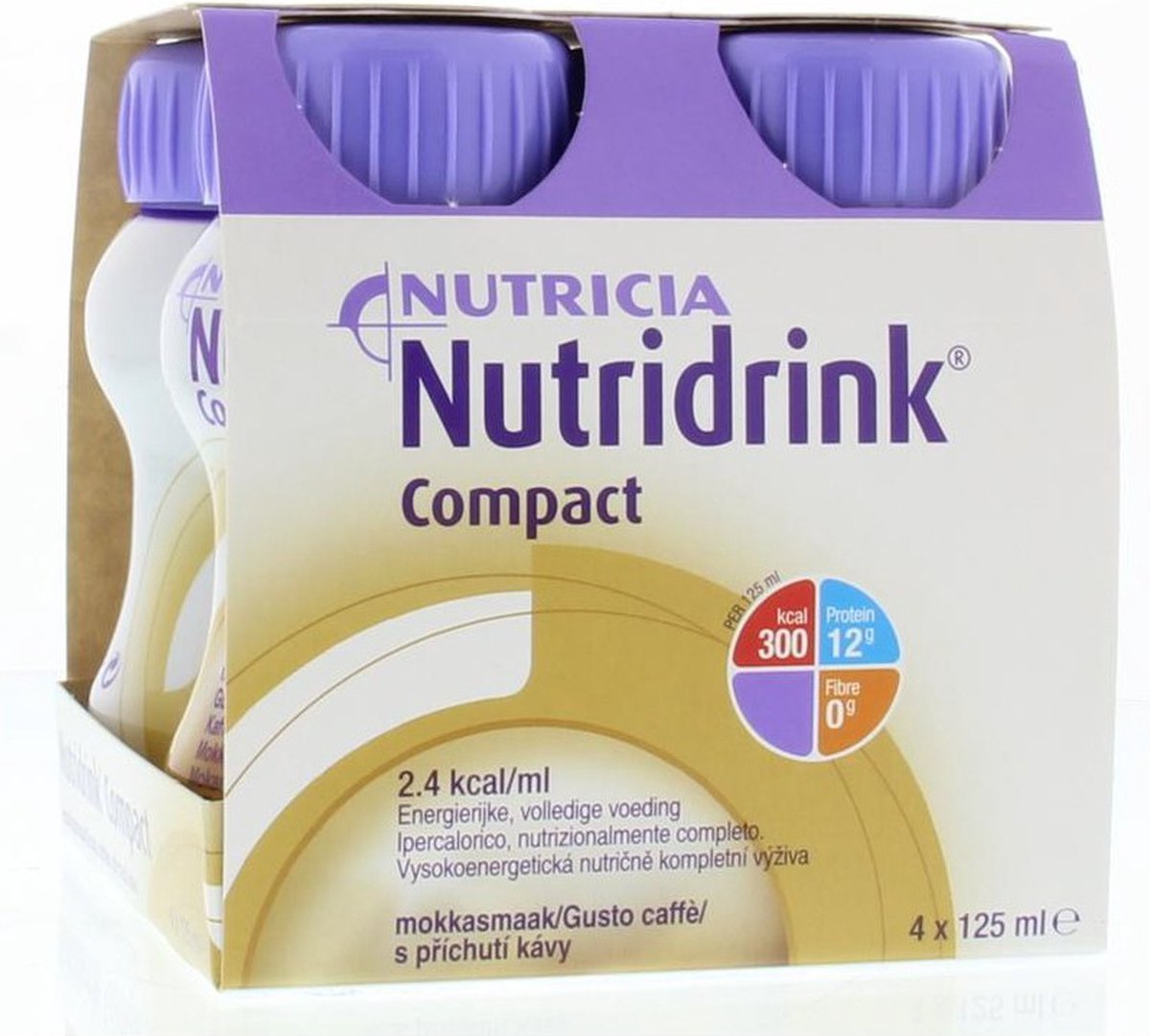 Nutridrink Compact mokka - 4 x125 ml