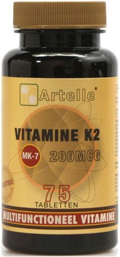 Comprimés De Vitamine K2 MK7 200mcg - 100 à 1000 Pilules - Sans Gluten, Végétalien