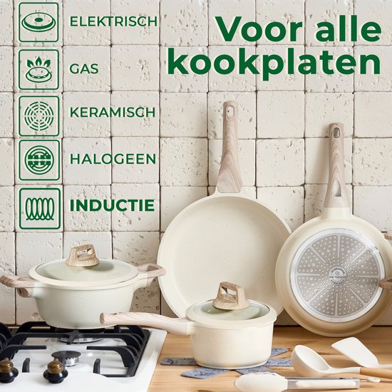 Just Perfecto - elegantes, antihaftbeschichtetes, sicheres Kochgeschirr für jede Küche