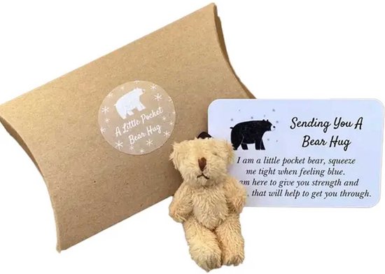 Foto: Liefdes geschenk schattig beertje knuffelbeertje wensen creatieve tekst romantisch cadeau vriendschap goede relatie attent origineel sterkte beterschap