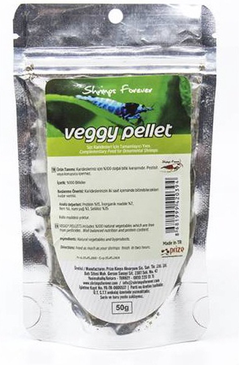 Shrimps Forever Natural Veggy Pellet