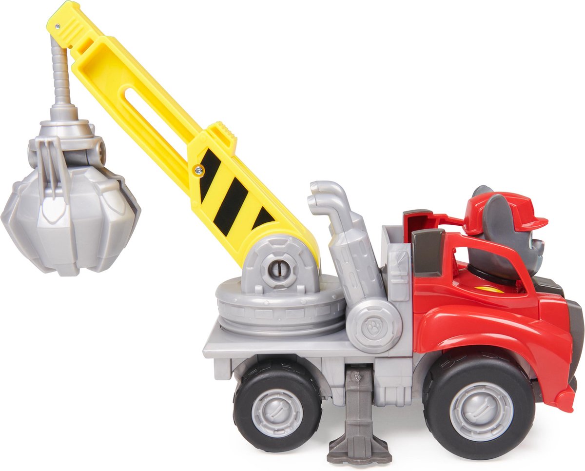 Rubble & Crew - Charger’s Kraanwagen met speelfiguur en beweegbare onderdelen - PAW Patrol speelgoed — afbeelding 3