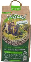 Bestlit_Miscat, plantaardig kattenbakstrooisel , 20l met miscanthus