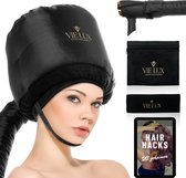 Vie Lux® Droogkap opblaasbaar - Haardroger krullen - Haardroger voor krullen - Haardroogkap - Zwart