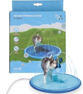 Coolpets Mat met Sprinklers – 150 cm – Met sproeiers – Hondendouche - Bad - Water - Speelgoed - Fontein - Verkoeling - Zwembad - Hond