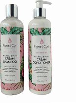 Flora & Curl Smooth Me Coconut Mint Curl Refresh Duo Shampoo 300ml + Conditioner 300ml