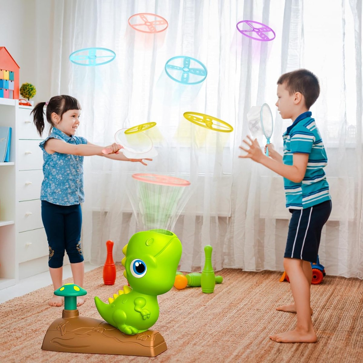 Bewegend Dinosaurus Schietspel | Interactief Speelgoed voor Kinderen