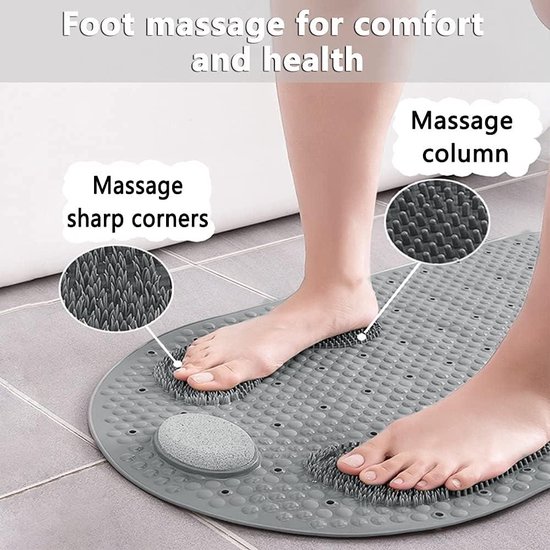 Loofah Douchemat Antislip voor Binnendouche/Badkamer, 120 x 120 cm Waterdoorlatendheid Zachte Getextureerde Badmat Antischimmel PVC Bad Douchemat, Sneldrogend Loofah Douchemat Antislip voor Binnendouche/Badkamer, 120 x 120 cm Waterdoorlatendheid Zachte Getextureerde Badmat Antischimmel PVC Bad Douchemat, Sneldrogend