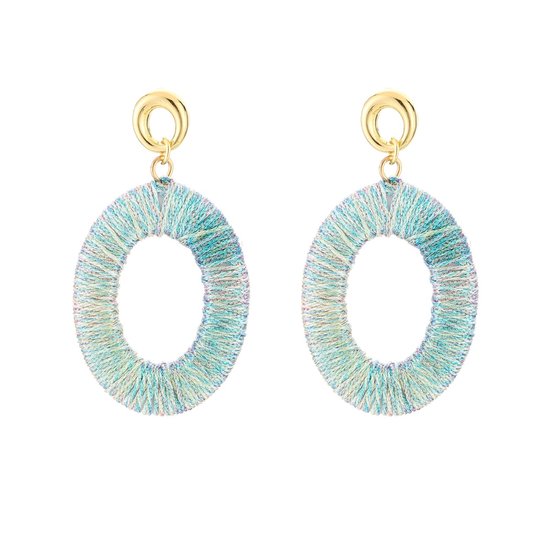 Boucles d'oreilles Summer Roundies - Mélange vert