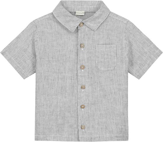Prénatal peuter blouse - Jongens - Dark Off-White - Maat 116