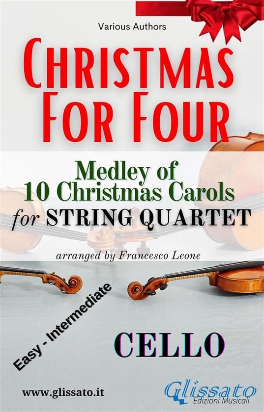 Christmas for Four - String Quartet 4 - Cello part - String  ... - cover