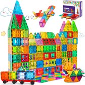 Magnetic Tiles - Magnetische Bouwstenen - Montessori Speelgoed - Magnetisch Speelgoed - 104 Stuks