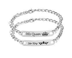 King queen relatie armbandjes