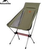 Chuvie® Camping Stoel - Groen L - Camping maanstoel - Ultralichte klapstoel met hoge rugleuning - Draagbaar 120 kg belasting - Reizen schommelstoelen buiten engelenstoel