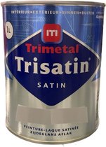 Trimetal Trisatin Synthetische zijdeglanslak met perfecte afronding | Kleur | Binnen en buiten | Rendement: 13 - 15 m²/l | 1 L