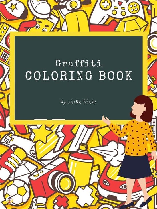 Graffiti Coloring Books 1 - Graffiti Coloring Book for Teens ... - cover
