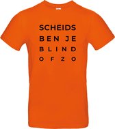 EK voetbal 2024 t-shirt 'Scheids ben je blind ofzo' | EK voetbal | WK voetbal | Maat XXXL