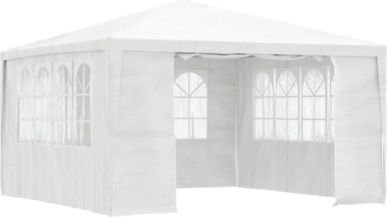 Vidaxl partytent met zijwanden professioneel 90 g/m² 4x4 m