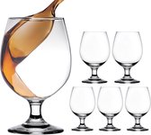 TEN® Cognac Glazen Kristal 380ML - 6 Stuks - Cognacglazen - Brandewijn Glas Kristalglas - Brandy