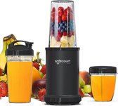 Safecourt Kitchen Power Blender - 1000 watt - blender to go - smoothie blender - Incl. receptenboek - Zwart