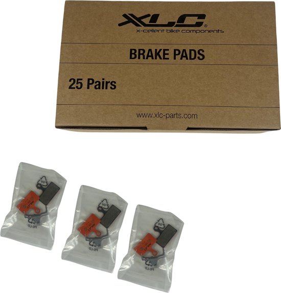 XLC remblokken Shimano XTR set - Fiets remblokjes - 25 Stuks in doos - Oranje