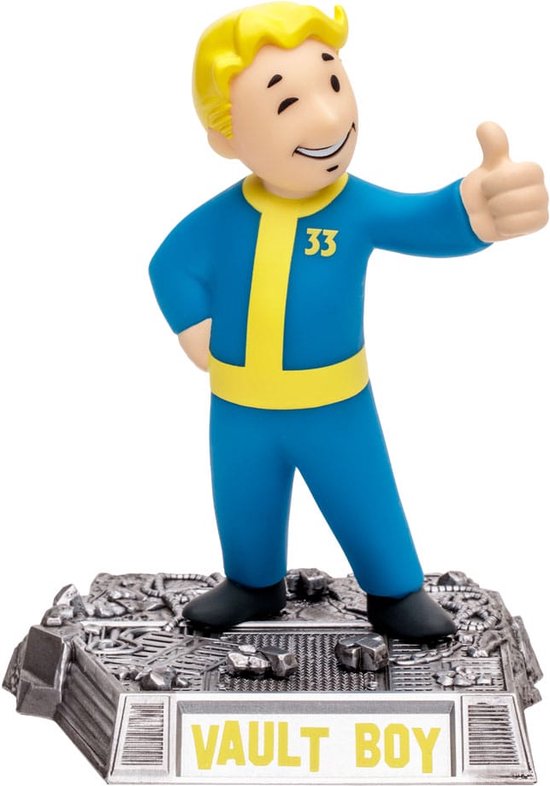 Fallout - Movie Maniacs Action Figure Vault Boy (Gold Label) 15 cm