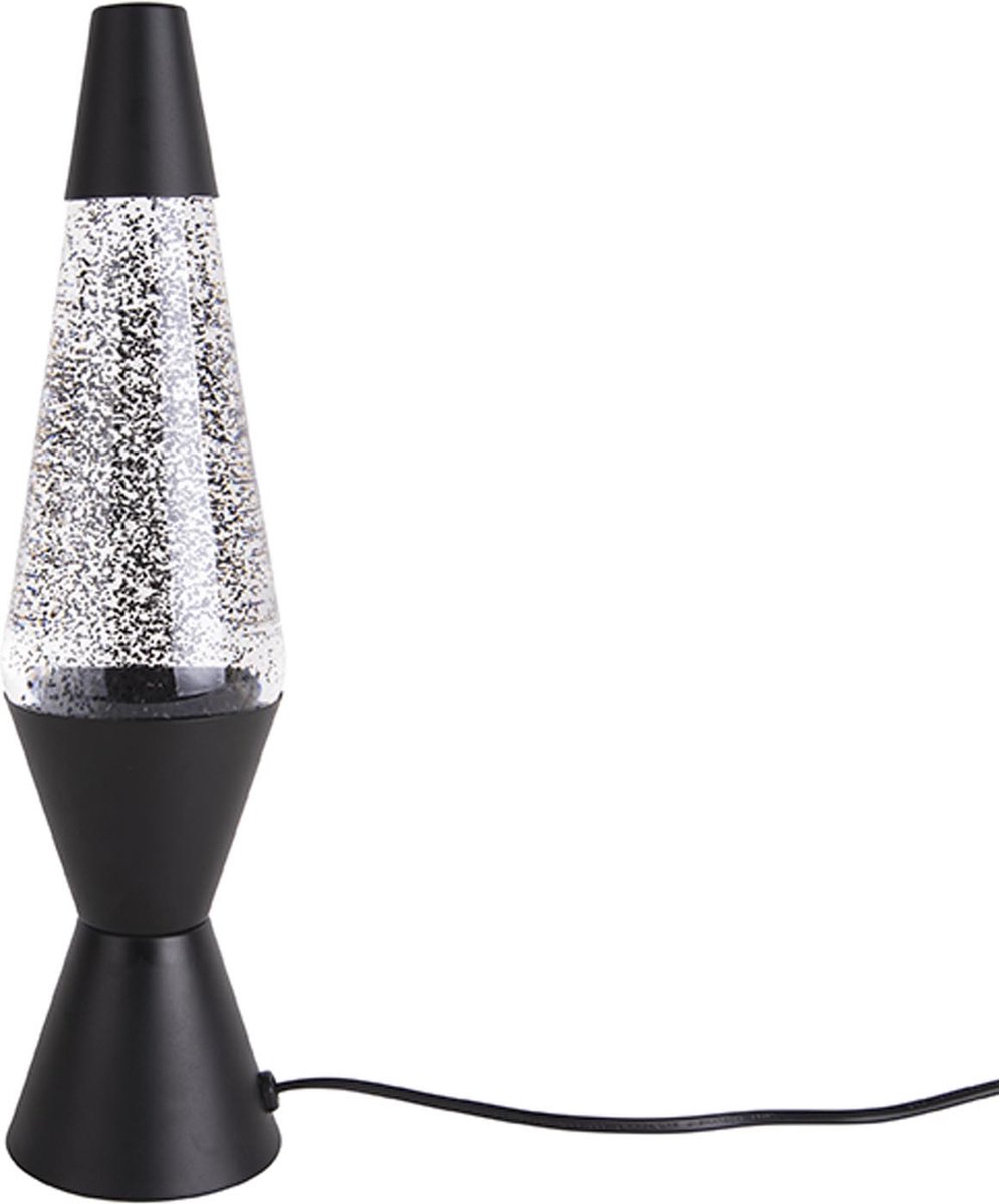Leitmotiv - Tafellamp Glitter - Zwart