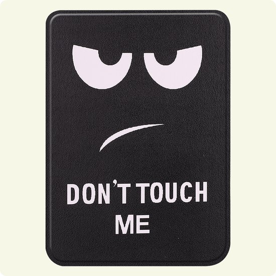 Hoesje Geschikt voor Kobo Clara Colour Hoes Bescherm Hoesje Case Sleep Cover Met Screenprotector - Hoes Geschikt voor Kobo Clara Colour Hoesje - Don't Touch Me van Hoesje  — afbeelding 5