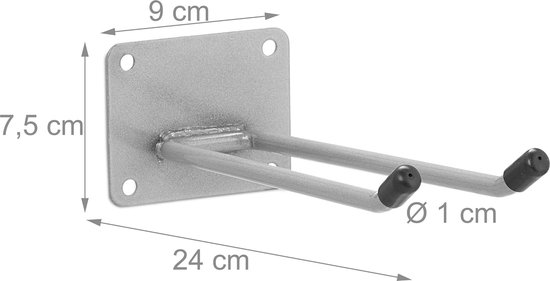 Set van 4 schroevendraaierhouders voor op de wand - ideale