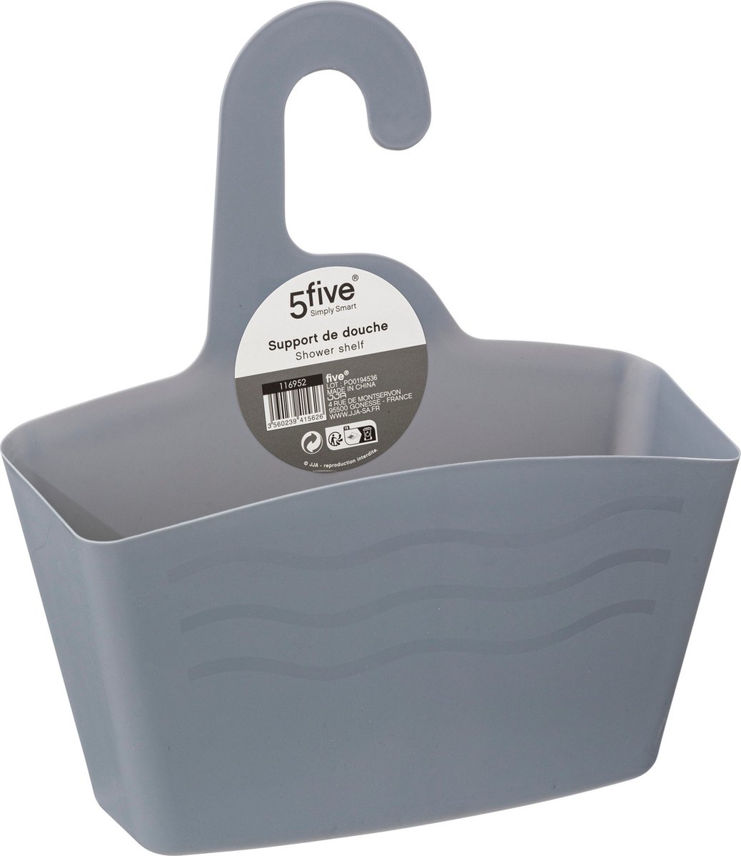 WENKO Duschregal Turbo-Loc® Modell Bivio, aus Aluminium für Shampoo