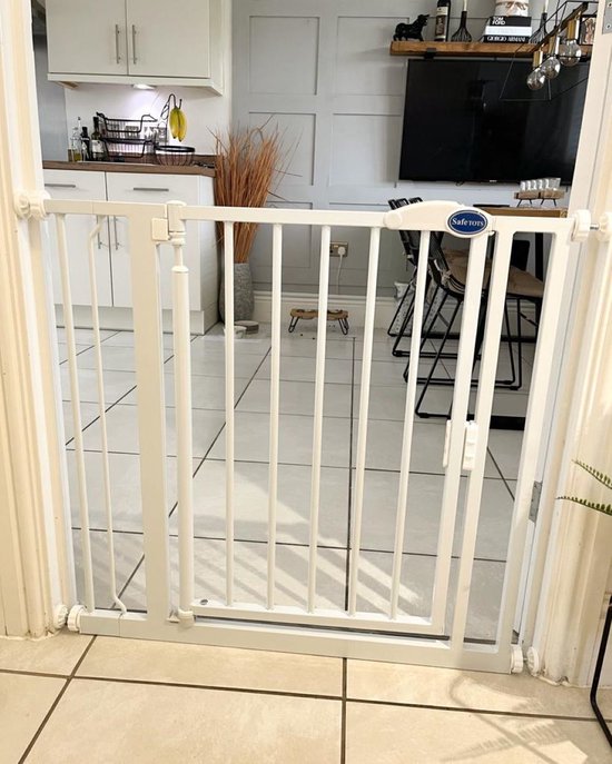 Barrière De Sécurité Bébé à Fermeture Automatique Safetots - Montage Par Pression, 68,5-75cm