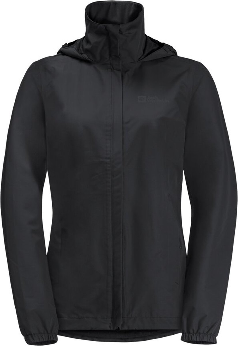 Jack Wolfskin Stormy Point 2L Jacket Women Outdoorjas Dames Zwart