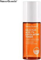 Vibrant Glamour Gezichtstoner met Salicylzuur - Poriën Verkleinen en Olie Controle - Anti Acne - Huidvernieuwing - Skin Repair