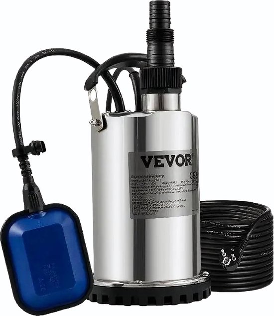VONROC Vuil- En Schoonwater Dompelpomp 14000 L/h Geintegreerde Vlotter Ipx8 750w 230v Sp507ac