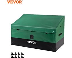 - Opbergbox Tuin - Tuin Opbergkist - Buitenopslag Box - Outdoor Opbergdoos - Weerbestendig - Waterdicht - 550 Liter Volume - Groen