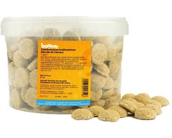 Boomy - Suikervrije paardensnoepjes - Paardensnacks in hersluitbare emmer - Knoflookdrops - 1,2kg
