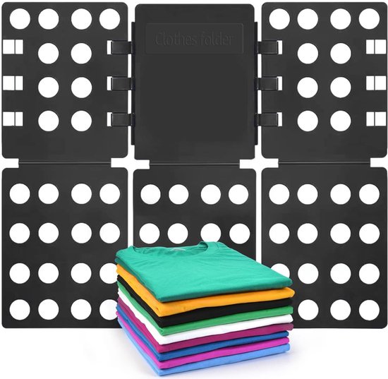 Boxlegend V2 Inklapbare vouwplank voor T-shirts en kleding, duurzame kunstof, wasorganizer, vouwplank, blauw Boxlegend V2 Inklapbare vouwplank voor T-shirts en kleding, duurzame kunstof, wasorganizer, vouwplank, blauw