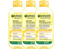 Garnier SkinActive Micellair Water Vitamine C* - Reinigingswater voor het Gezicht - Laat de huid stralen - 3 x 400ml
