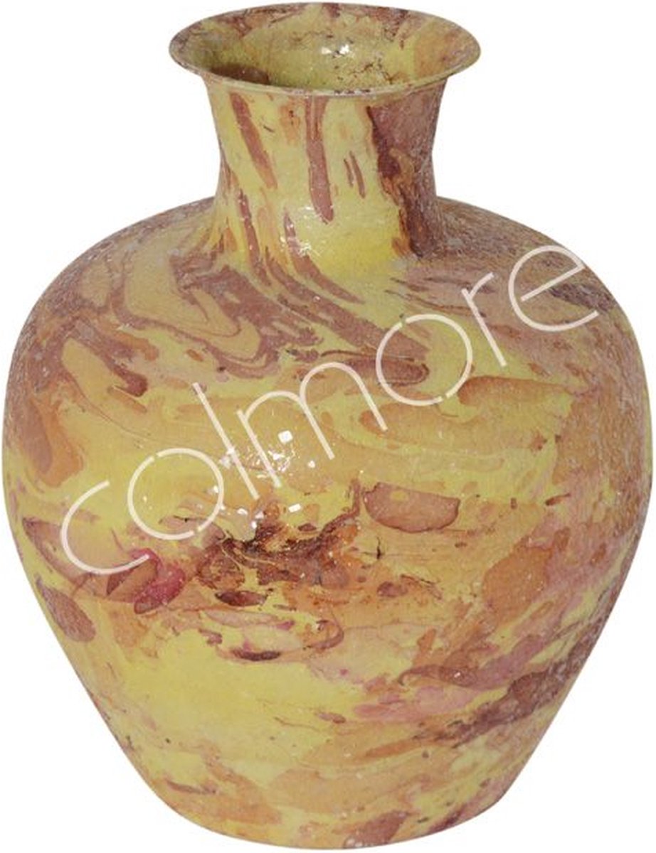 Colmore by Diga Vaas iron yellow mozaiek IR 33x33x41