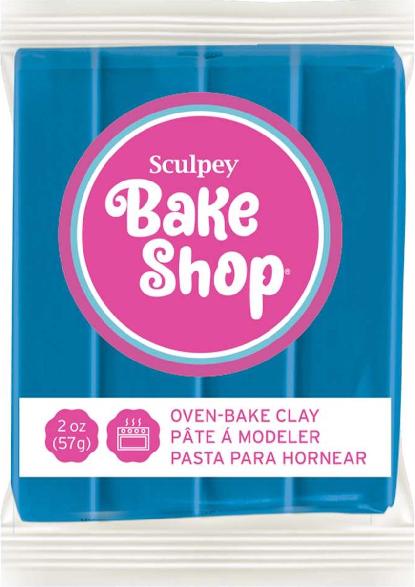 Sculpey Bake shop blue boetseerklei 57 gr