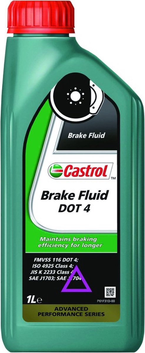 Castrol Brake Fluid DOT4 remvloeistof 1 liter — afbeelding 4