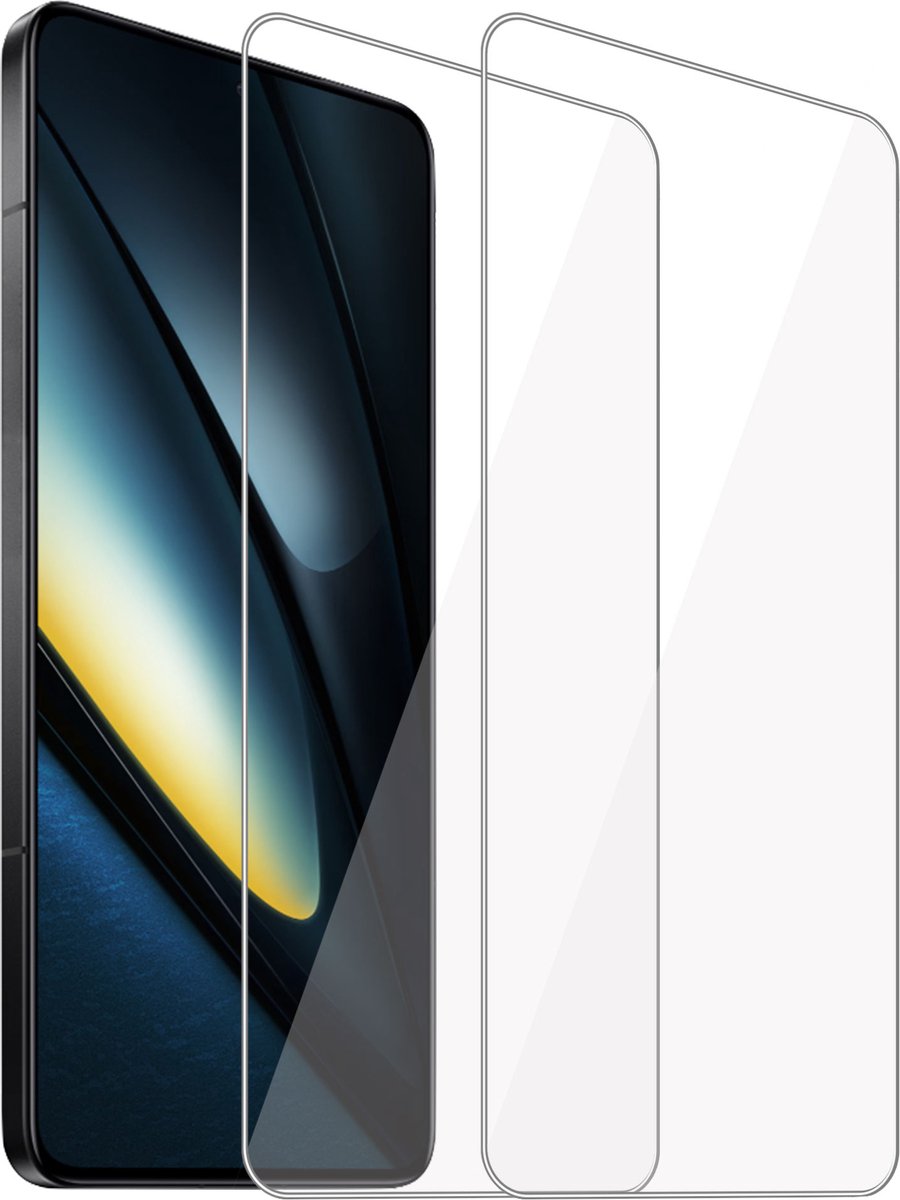 2x Geschikt voor POCO F6 Pro - Screenprotector - Beschermglas - GuardCover